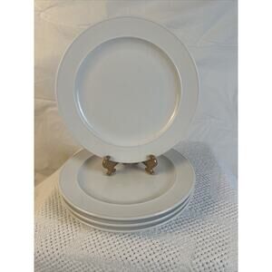 4 Rosenthal Continental JOY WHITE Studio Linie Porcelain Dessert/Pie Plate 7 1/2